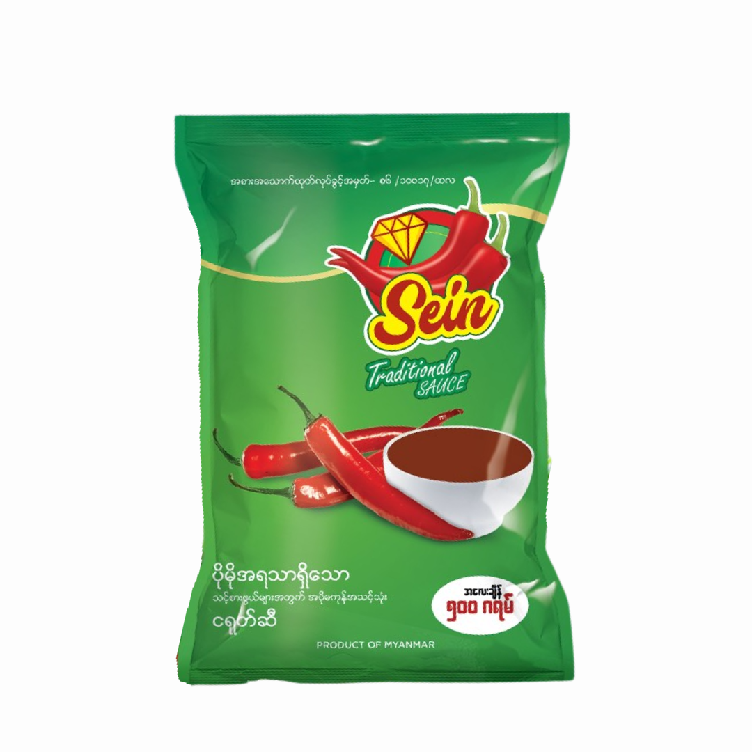 Sein Traditional Chilli Sauce_စိန်ငရုတ်ဆီ (500g)