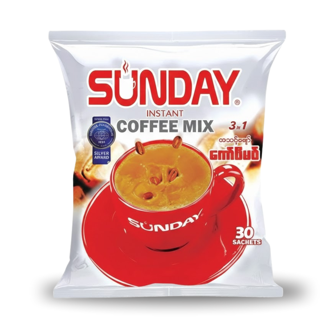 SUNDAY Instant Coffee Mix 3 in 1_အသင့်ဖျော်ကော်ဖီမစ် (750g)