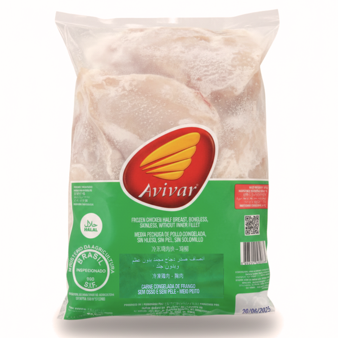 AVIVAR Chicken Half Skinless Breast _ကြက်ရင်ပုံအရည်ခွံမပါ (2kg)