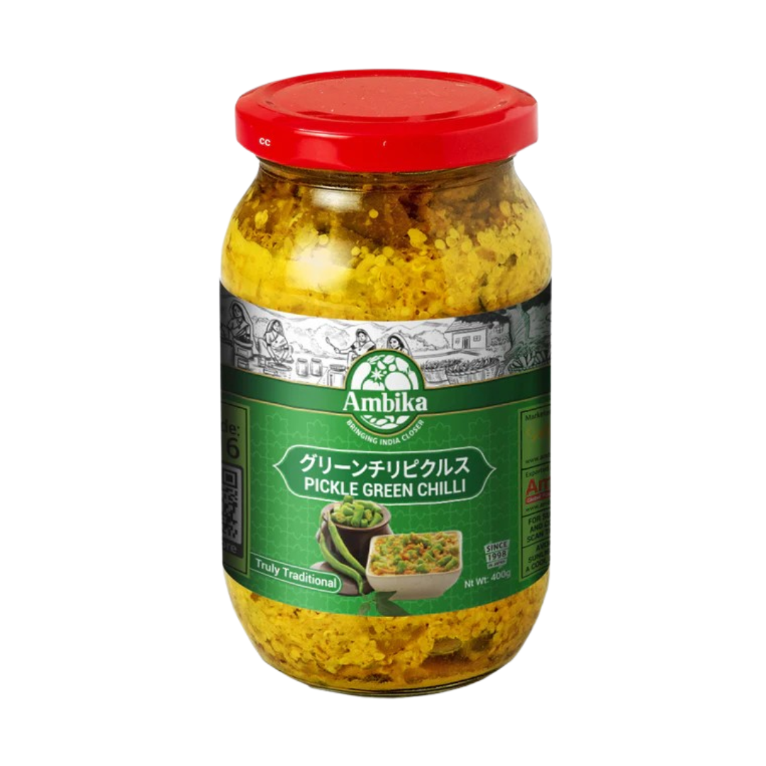 Ambika Pickle Green Chilli (400g)