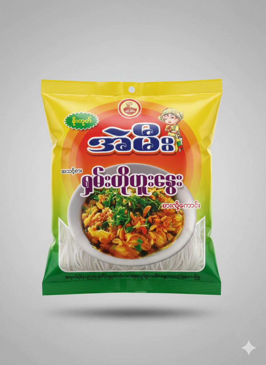 A-Me Shan Tofu Noodle_ရှမ်းတို့ဟူးနွေး (130g)