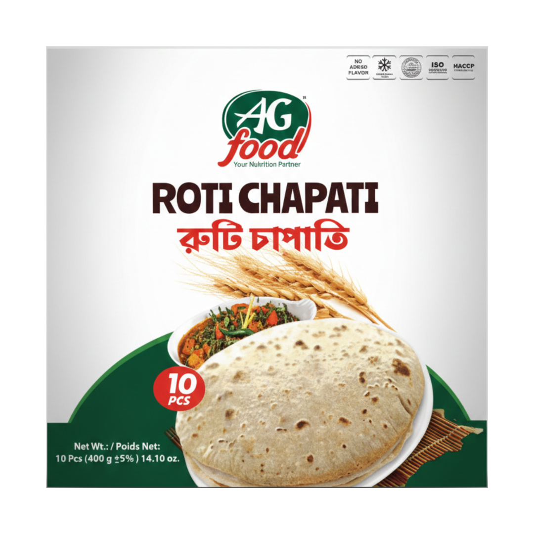 Roti Chapati_ ချာပါတီ-အညို (10pcs)