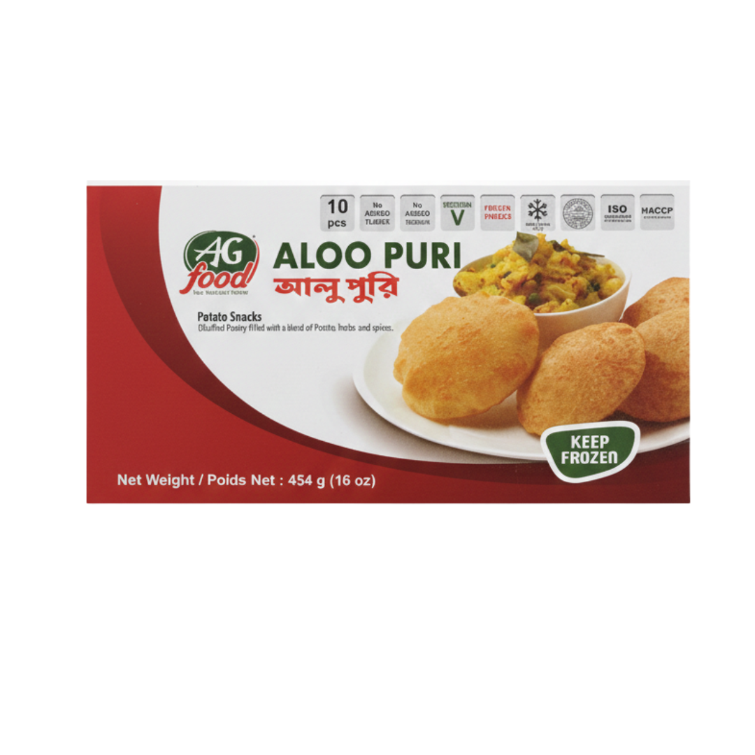 Aloo Puri Patato Snacks_ အာလူးပူရီ (10pcs) 454g