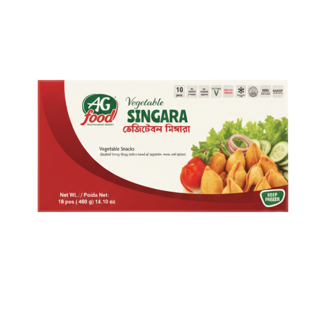Singira Vegetable Snacks_ သက်သတ်လွတ်စမူဆာ (10pcs) 400g