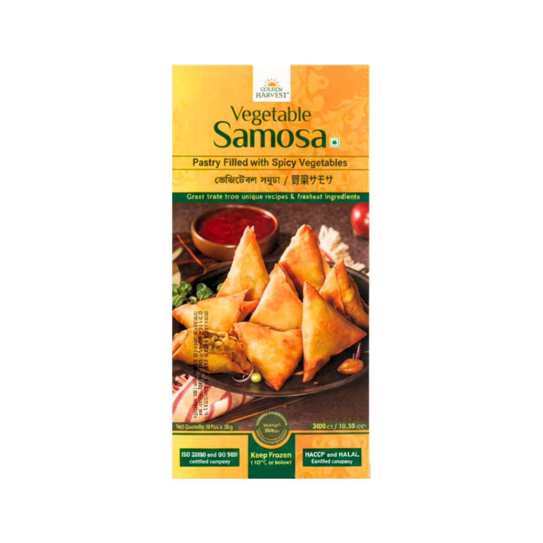 Golden Harvest Vegetable Samosa_ သက်သတ်လွတ်စမူဆာ (300g)