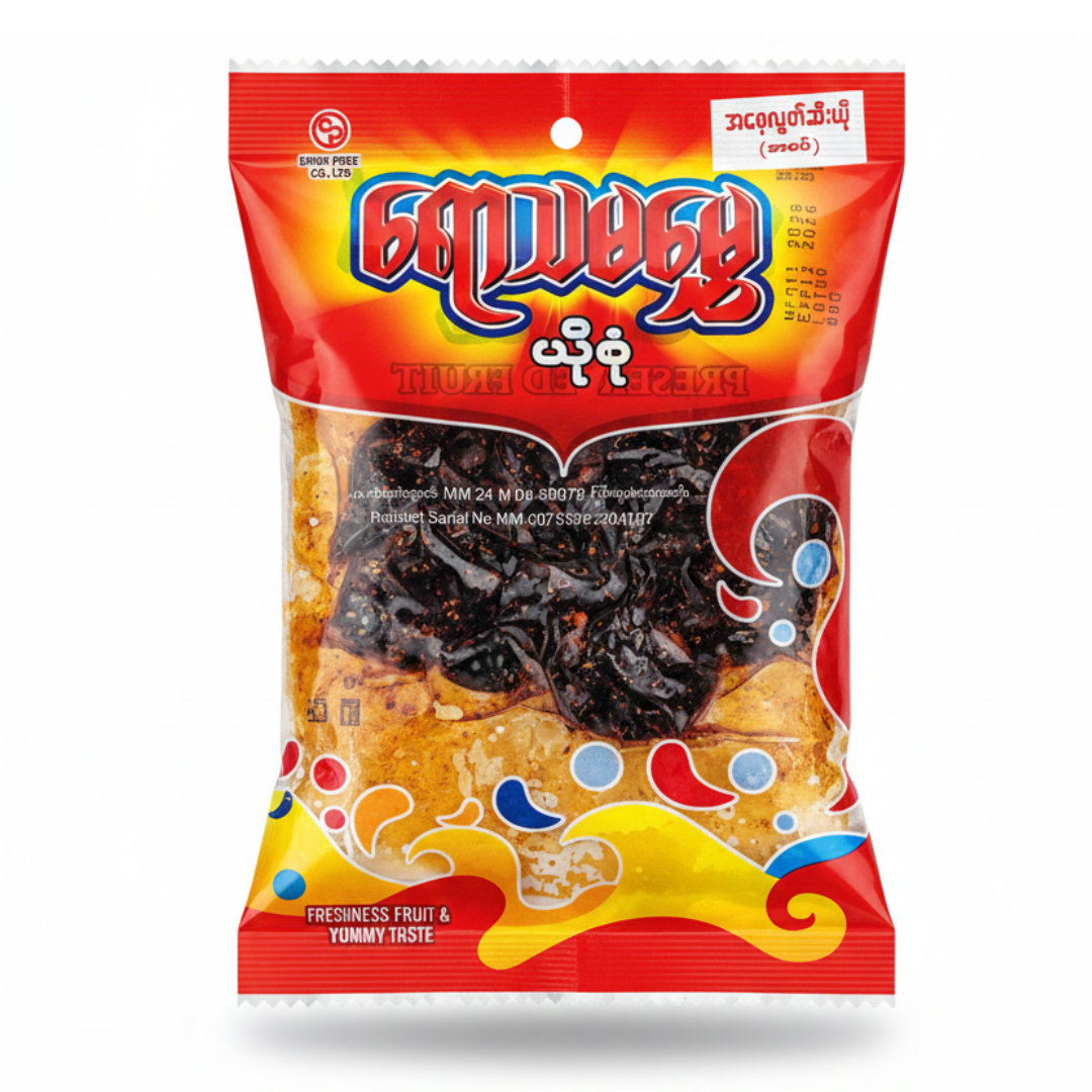 Yaw Thama Mhwe Preserved Fruit Jam_ ရောသမမွှေအစေ့လွတ်ဆီးယို (85g)