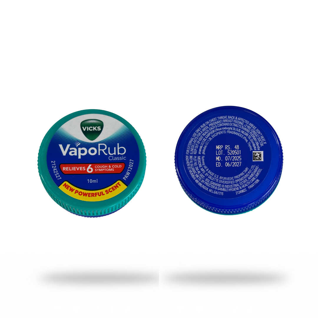VICKS VapoRub Relieves 6 Cough & Cold Symptoms 10ml