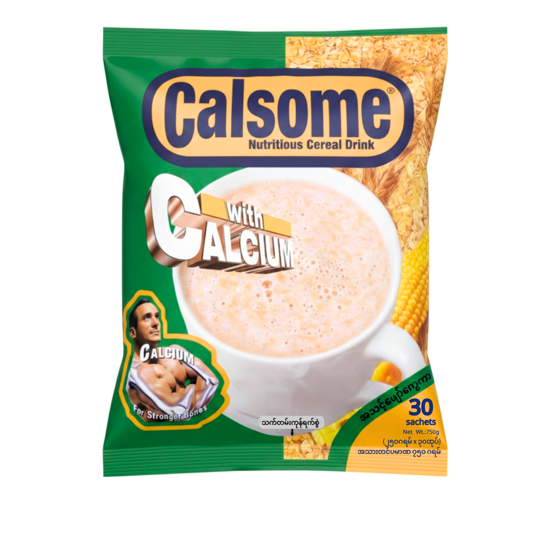Calsome Nutritious Cereal drink_အသင့်ဖျော်ကွေကာ (750g)