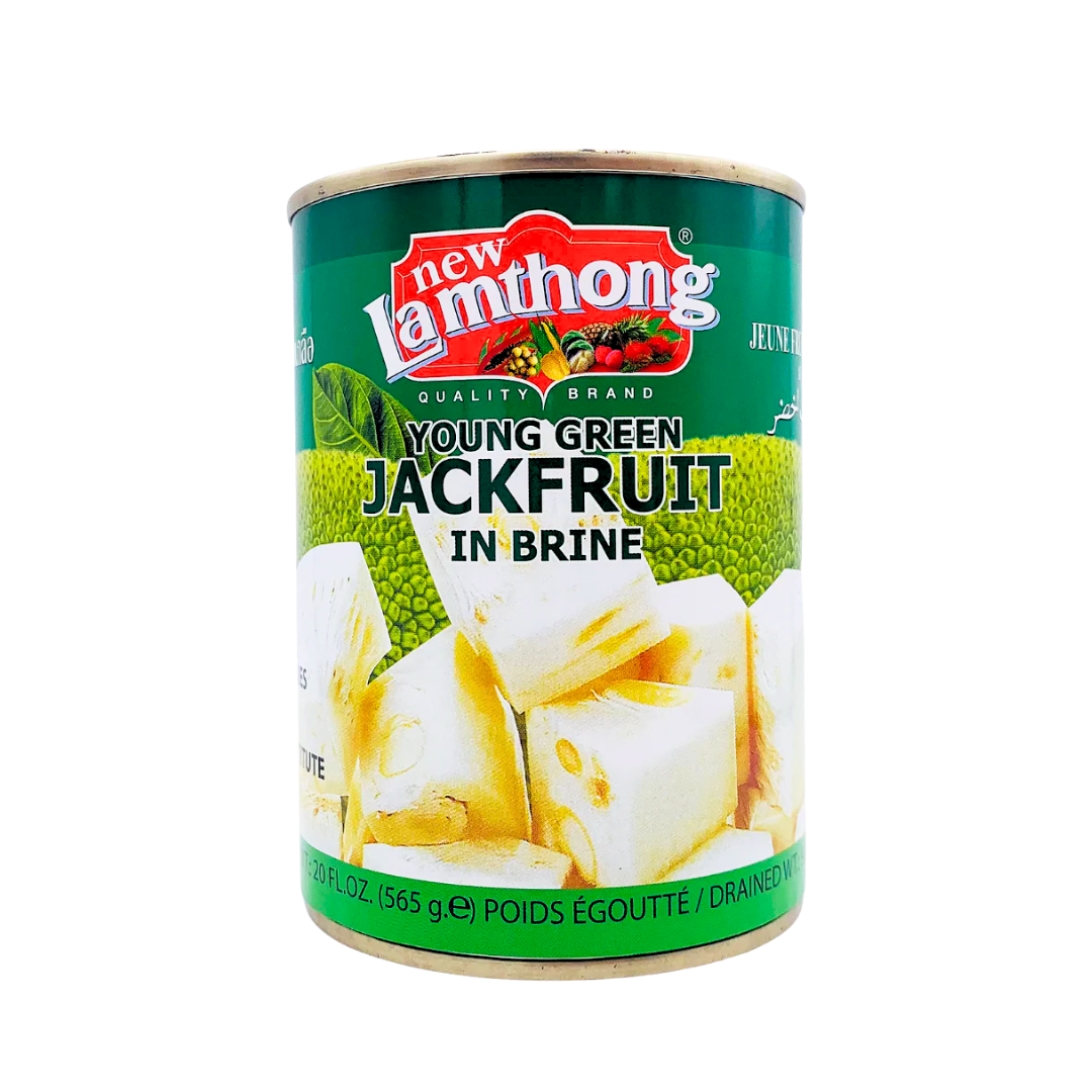 New Lamthong Young Green Jackfruit in Brine_ပိန္နဲကင်းဆားရည်စိမ် (565g)
