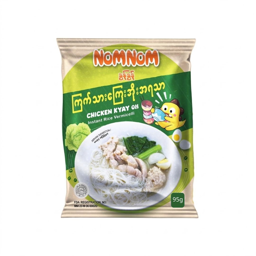 Nom Nom Chicken Kyay Oh_ ကြက်သားကြေးအိုးအရသာ (95g)