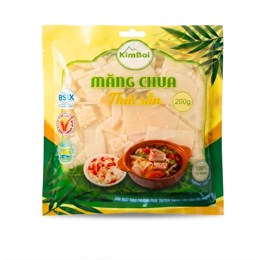 Măng Chua Thái Sẵn Sour Bamboo Shoot_မျှစ်ချဥ် (200g)
