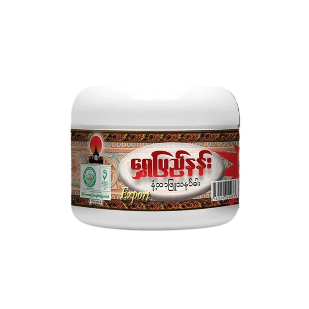 Shwe Pyi Nann Sandalwood Thanakha_ရွှေပြည်နန်းနံ့သာဖြူသနပ်ခါး (40g)