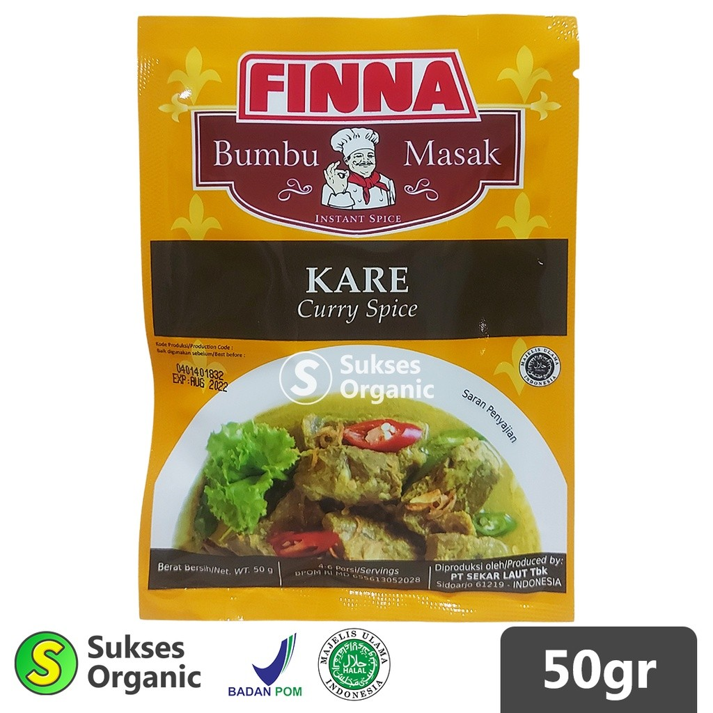 Bumbu Kare Curry Spice Kari Finna 50gr