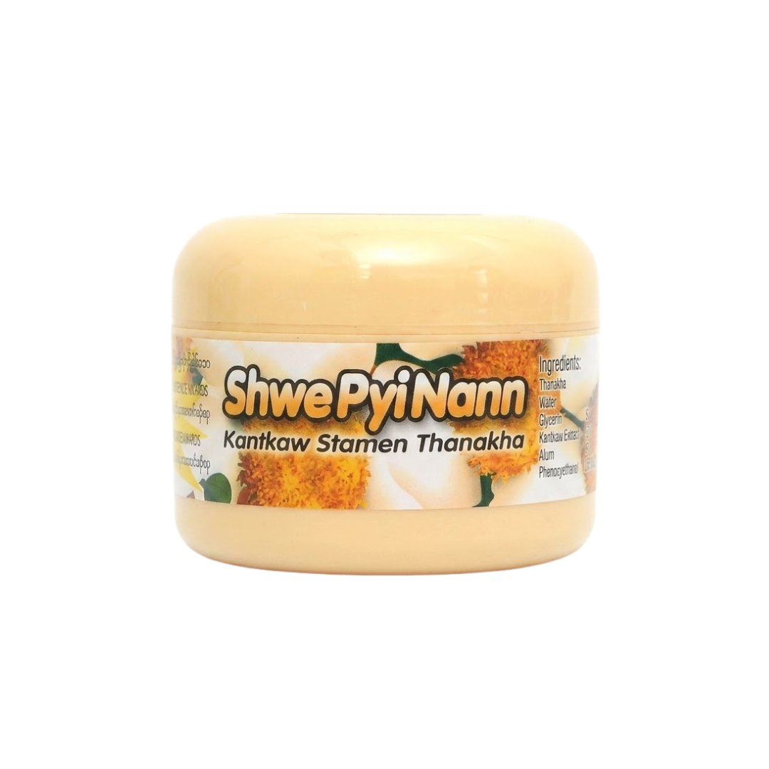 Shwe Pyi Nann Kantkaw Stamen Thanakha_ရွှေပြည်နန်းကံ့ကော်ဝတ်ဆံသနပ်ခါး (50g)