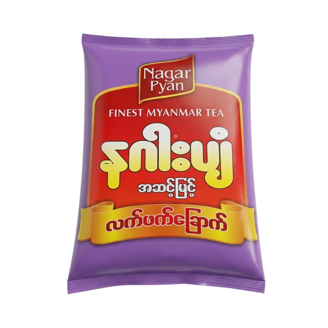 Nagar Pyan Myanmar Tea_နဂါးပျံလက်ဖက်ခြောက် (400g)