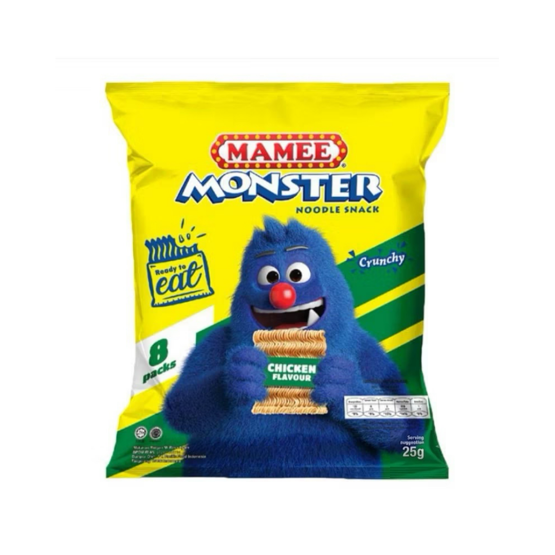 Mamee Monster Noodle Snack Chicken Flavor (25g)