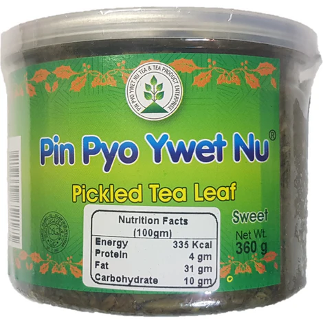 Pin Pyo Ywet Nu - Pickled Tea (Moe Goke) (Sweet) (360 GM)