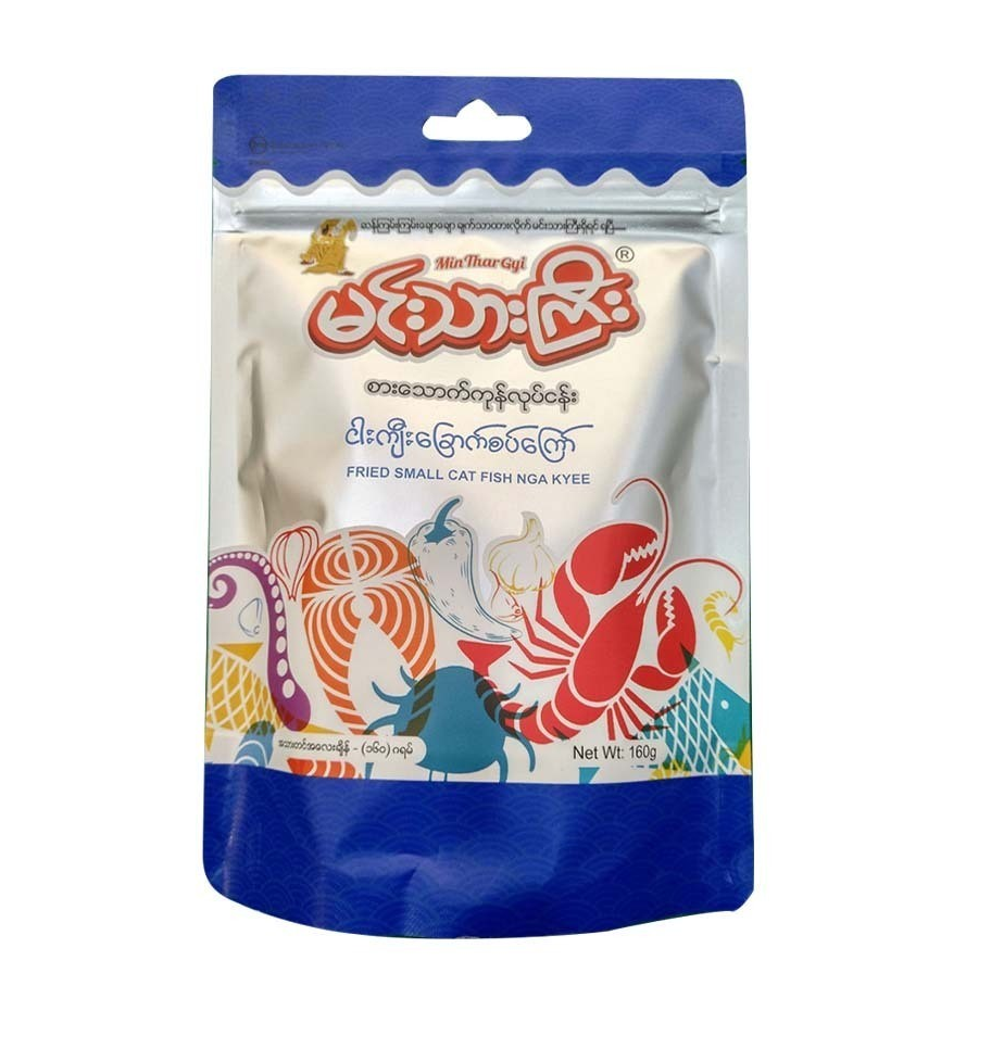 Min Thar Gyi Fried Small Catfish Nga Kyee 160G