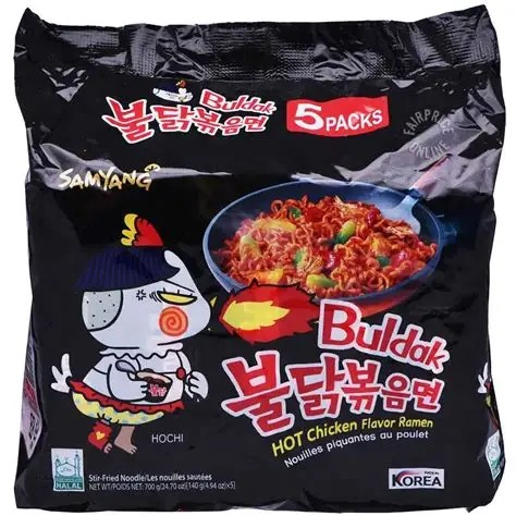 Samyang Buldak Hot Chicken Flavour Ramen-700gram (140g x 5 packet)