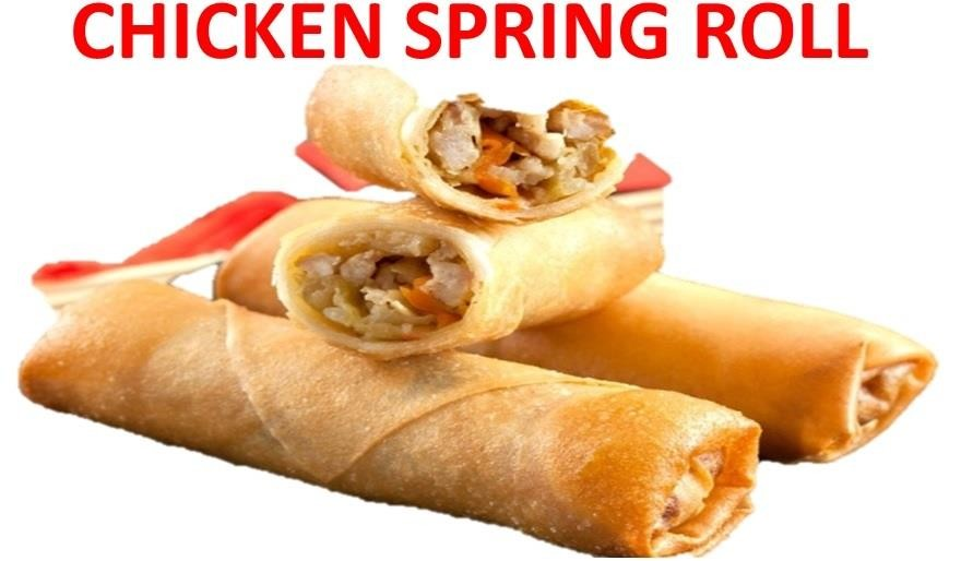 Chicken Spring Roll (5pcs Pack) In Tray