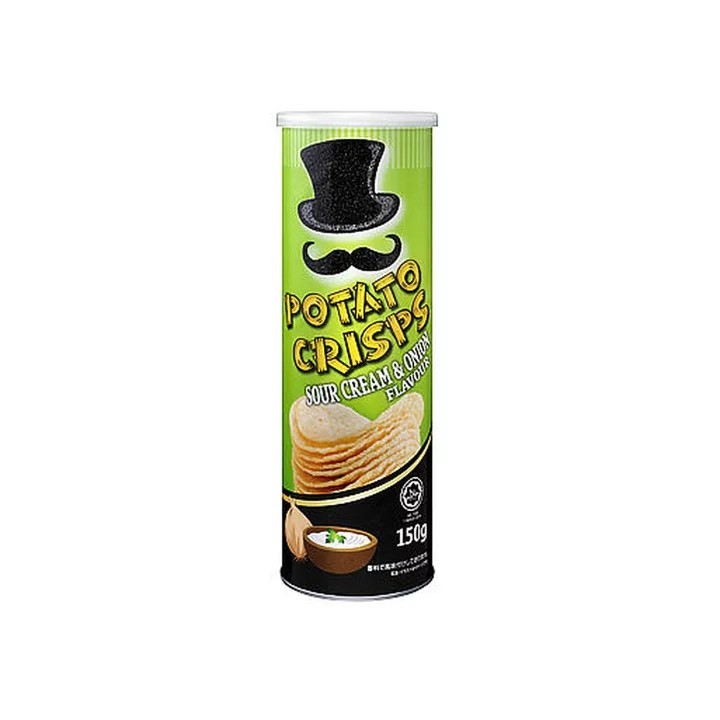 Potato Crisps Sour Cream & Onion Flavour (150g)