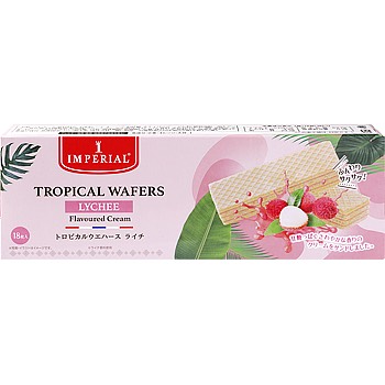 Tropical Wafers Lychee Flavoured Cream