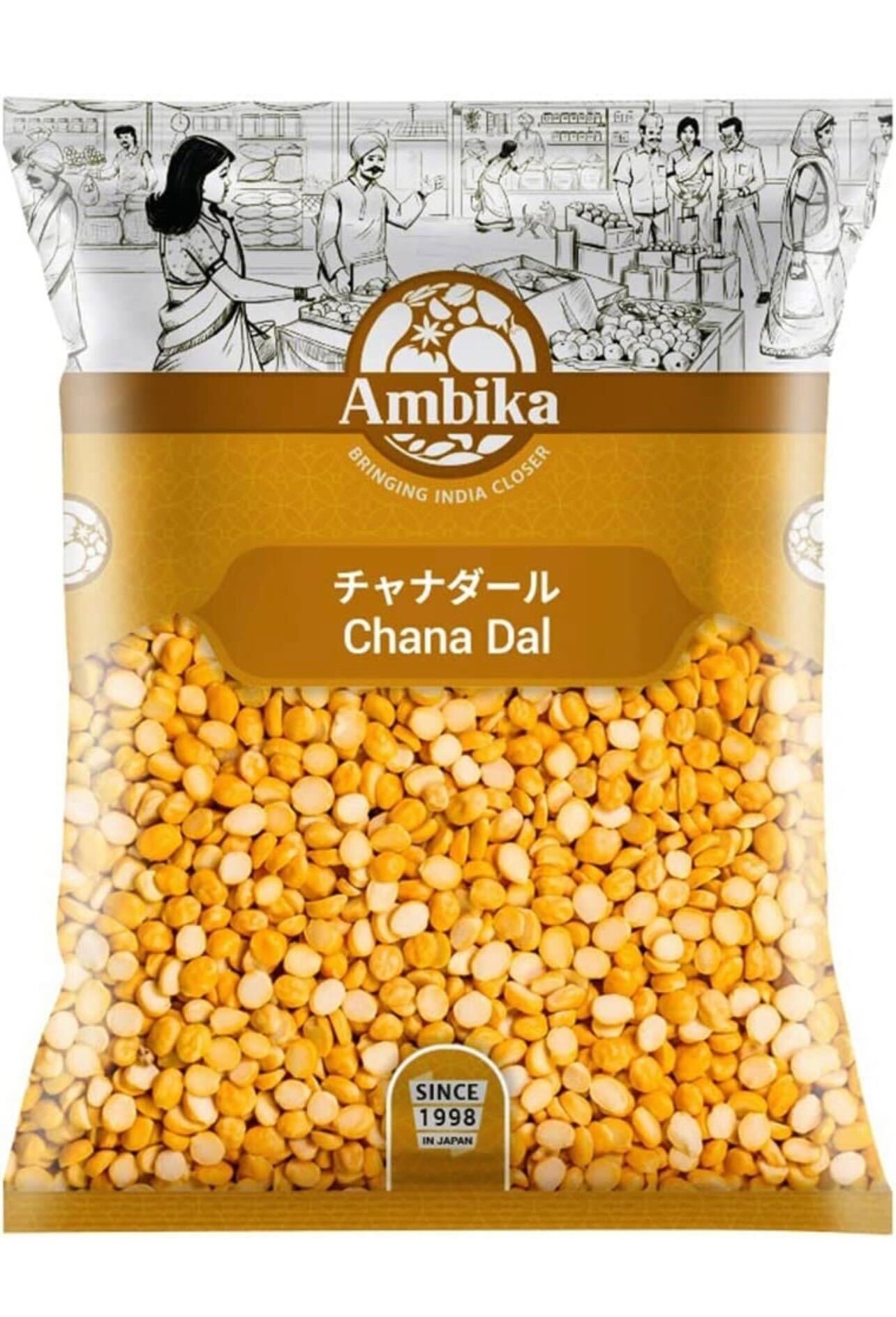 Ambika Chana Dal (1kg) ကုလားပဲ チャナ豆