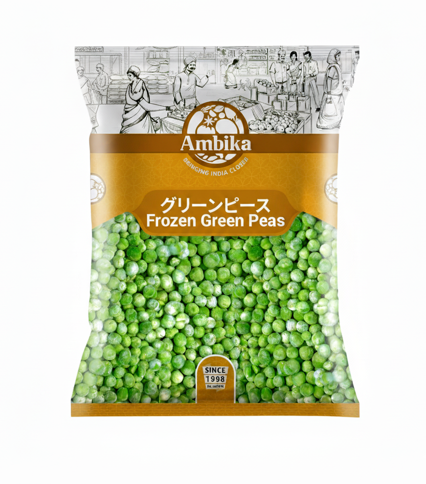 Ambika Frozen Green Peas (500g)