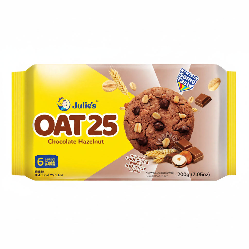 Julie's OAT 25 Chocolate Hazelnut (6 convi pcs)