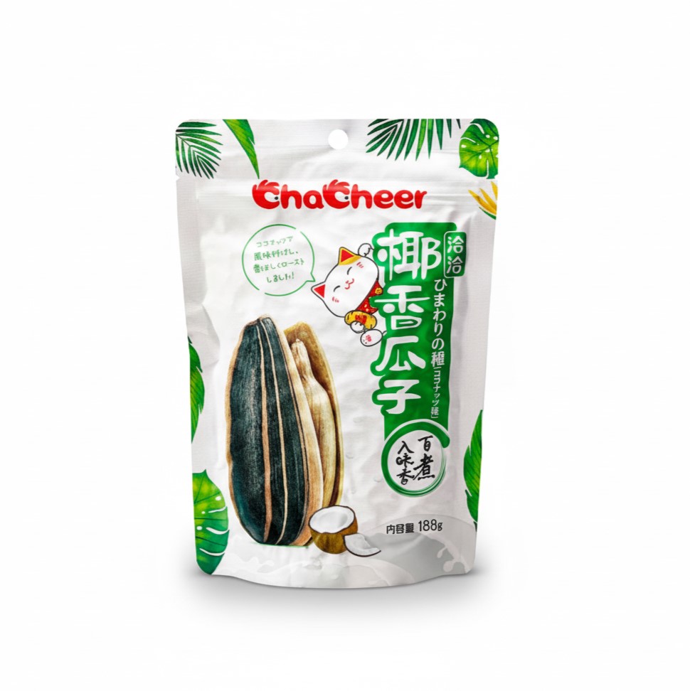 ChaCheer Roasted Sunflower Seed_Coconut Flavour (188g)