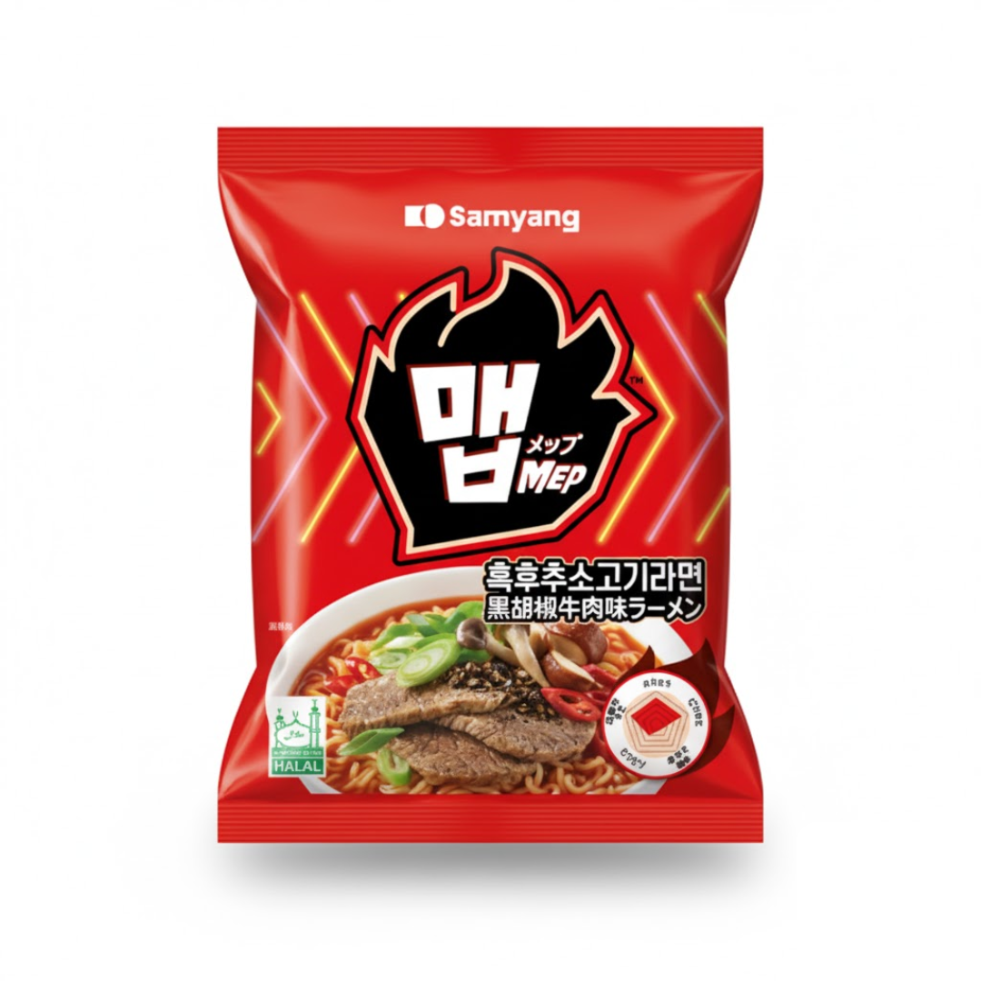 Mep Black Pepper Beef Ramyeon