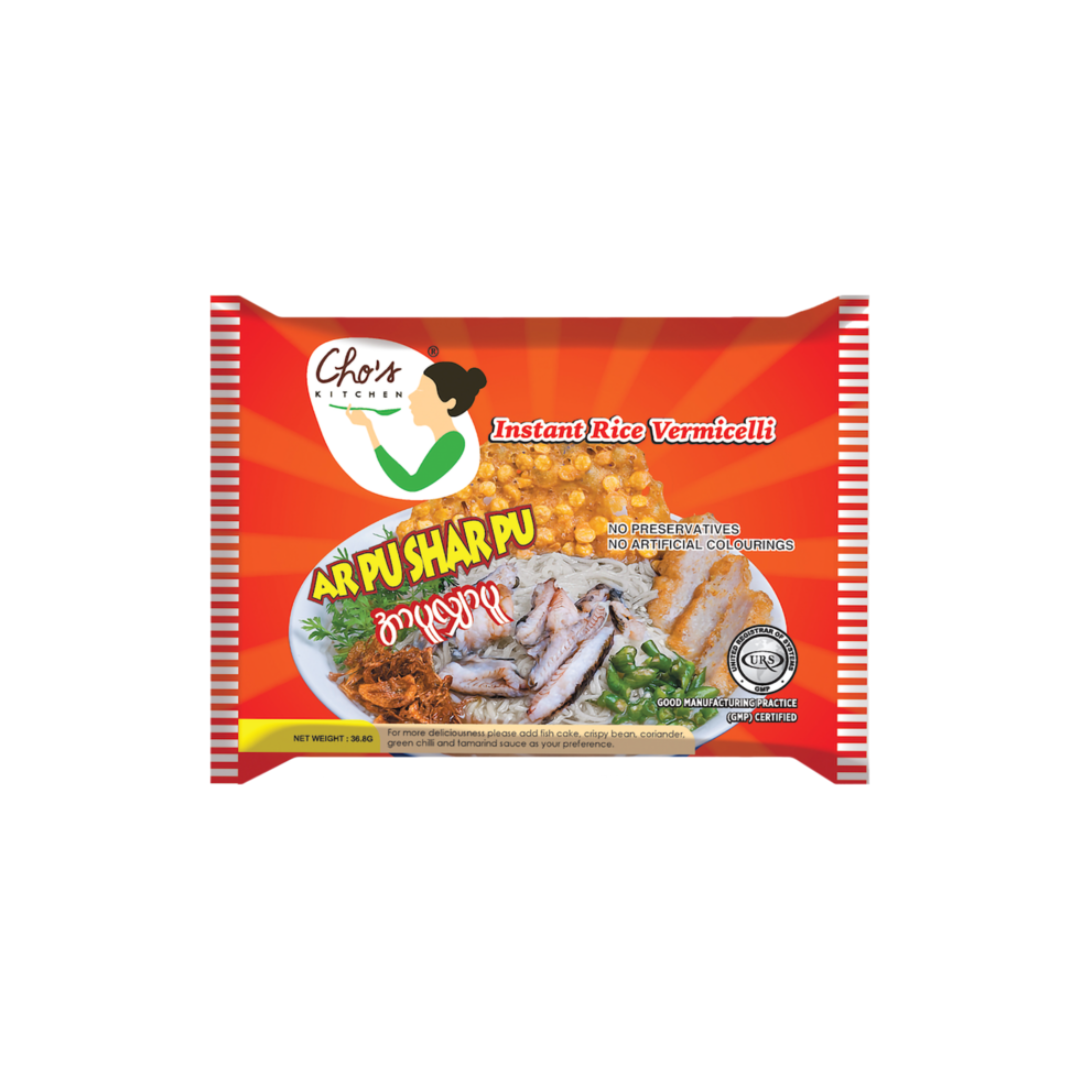 Cho's Instant Rice Vermicelli Ar Pu Shar Pu (Cho အသင့်စားဆန်ကြာဆံမုန့်တီ)