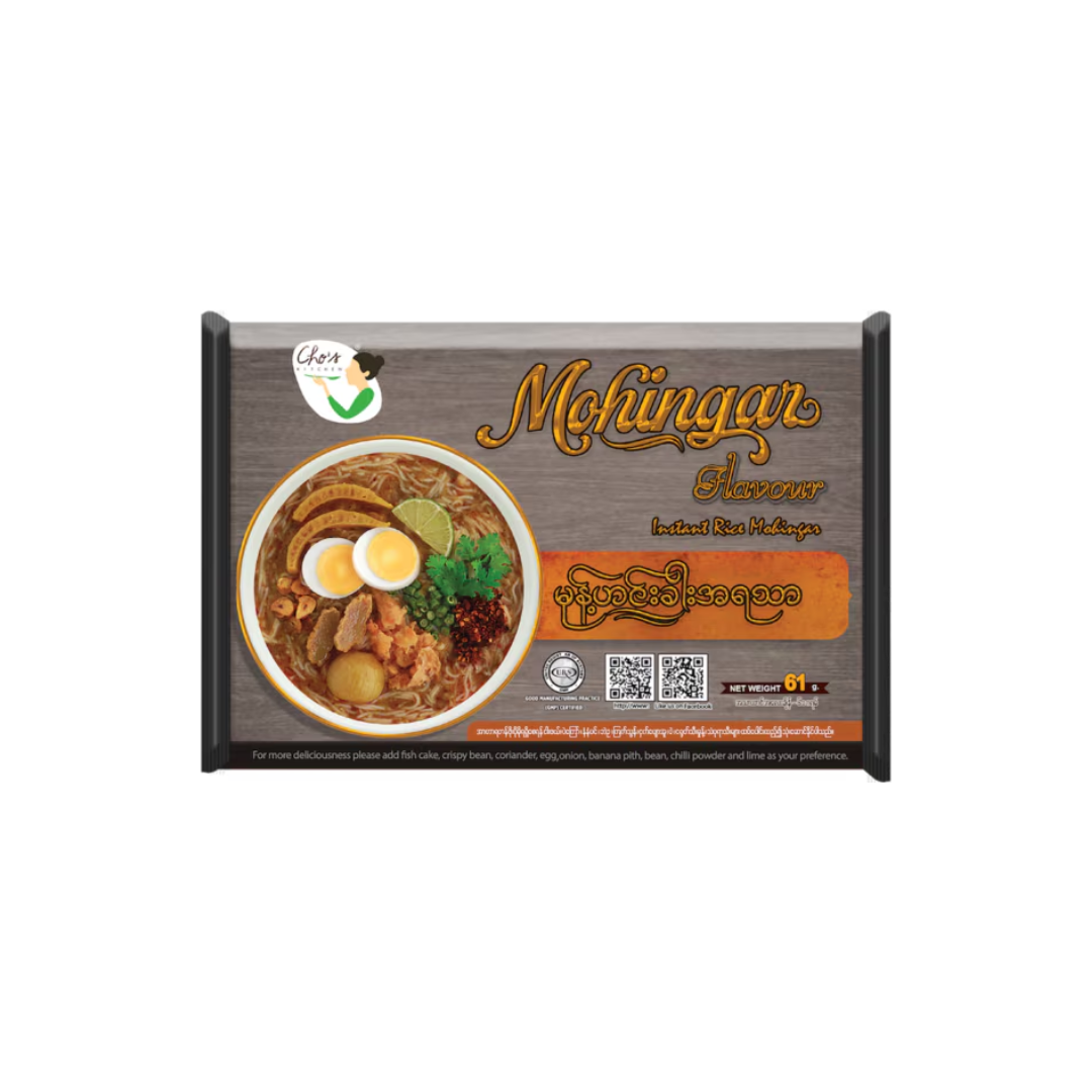 Cho's Instant Rice Vermicelli Mohingar (Cho အသင့်စားမုန့်ဟင်းခါး)