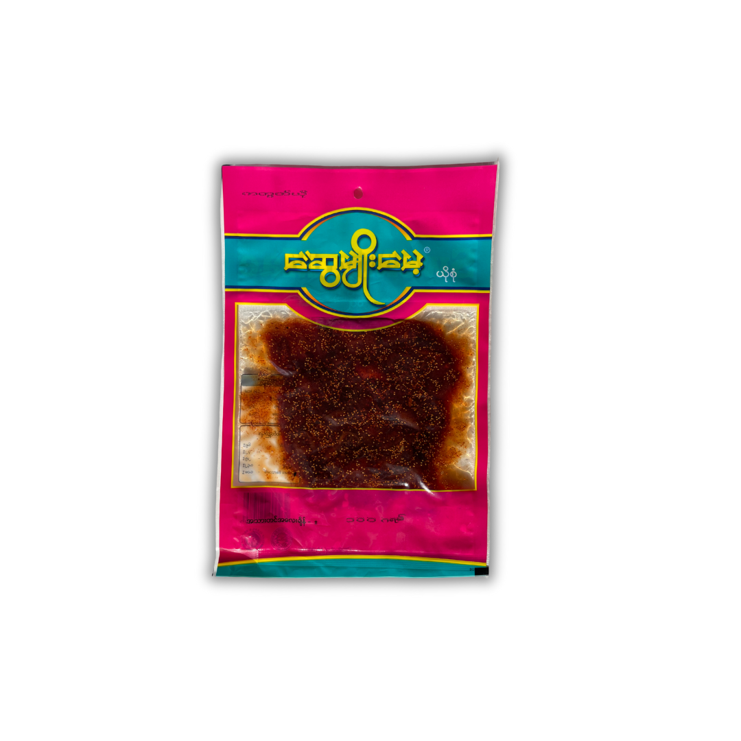 Swe Myoe Mae Fruit Jam_ဆွေမျိုးမေ့ယိုစုံကတွတ်ယို(100g)