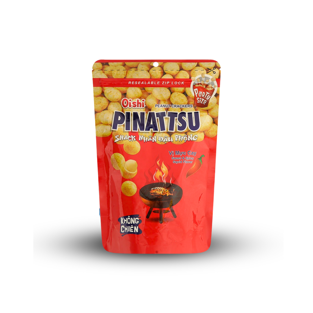 Oishi Pinattsu Peanut Crackers_Squid (85g)