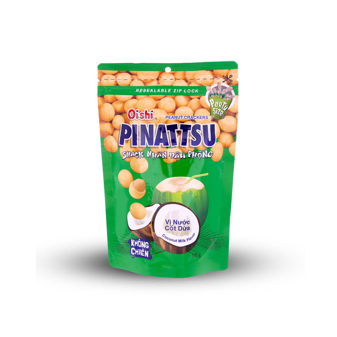 Oishi Pinattsu Peanut Crackers_Coconut (85g)