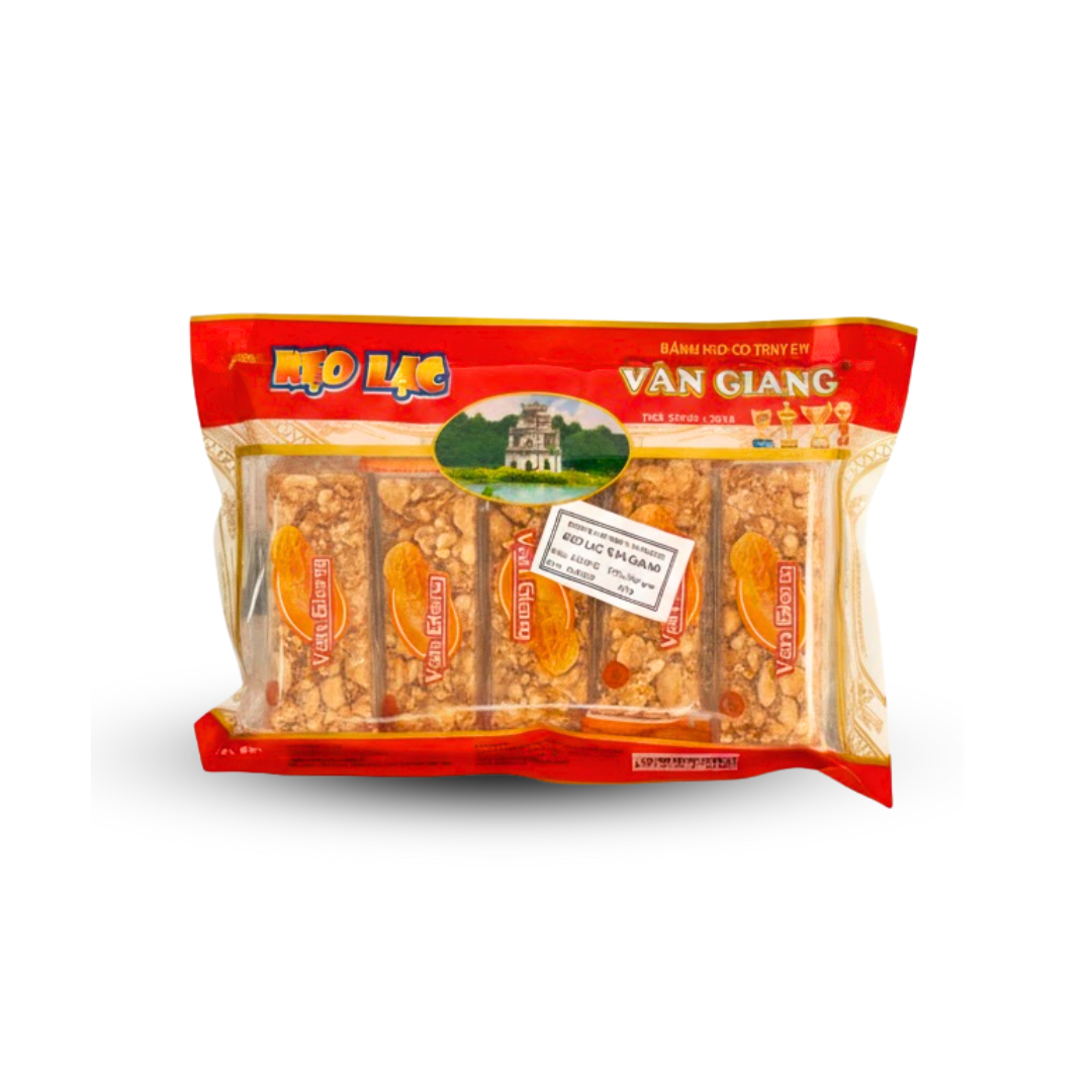 Kẹo lạc vân giang Peanut Brittle Bars_မြေပဲယို (220g)