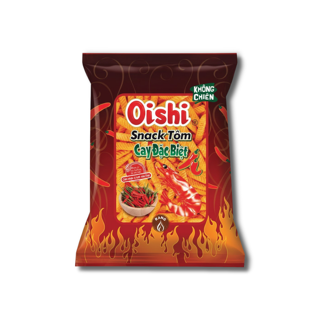 Oishi Special Spicy Prawn Crackers (34g)