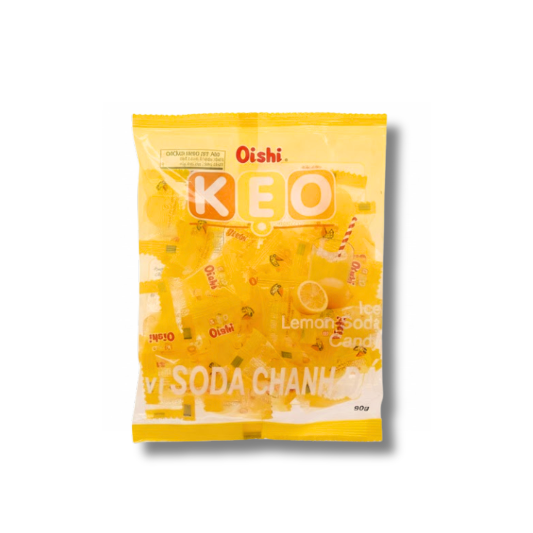 Oishi Lemon Soda Flavor Candy (85g)