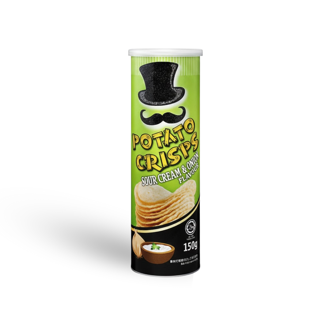 Potato Crisps Sour Cream & Onion Flavour (150g)