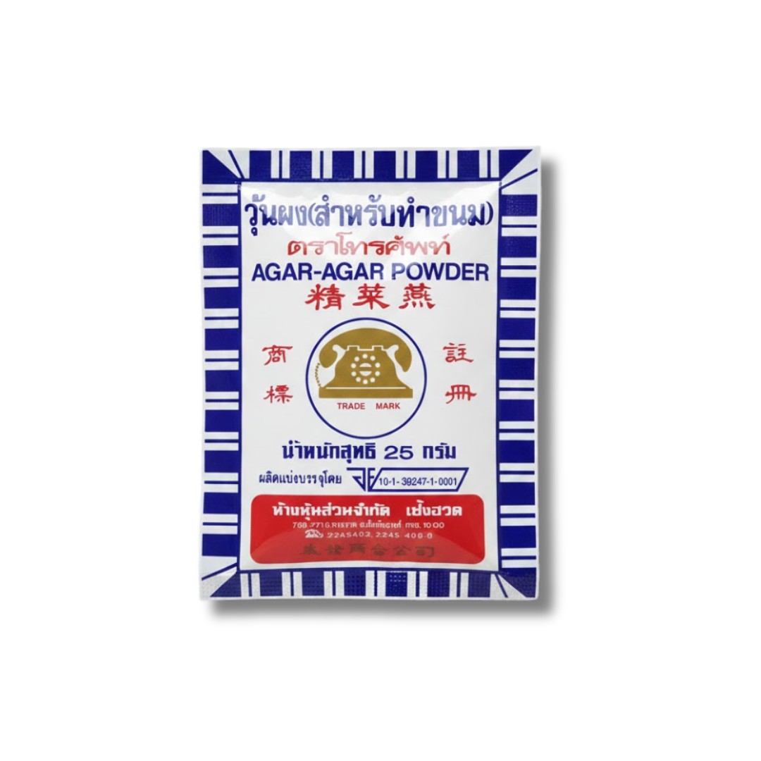 Agar Agar Vegetarian Gelatin Powder_တယ်လီဖုန်းကျောက်ကျောမှုန့် (25g)