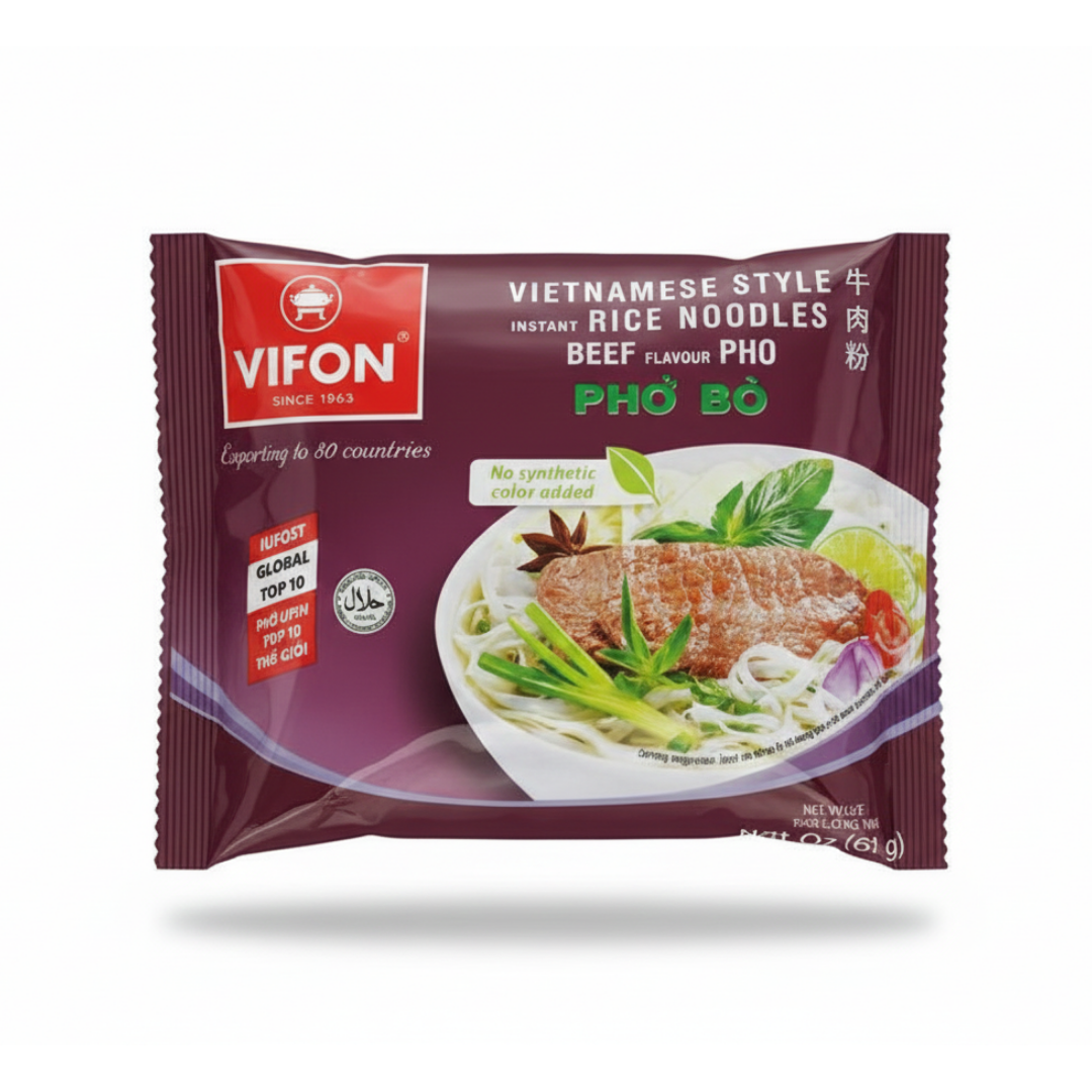 Vifon Beef Flavor Instant Rice Noodles