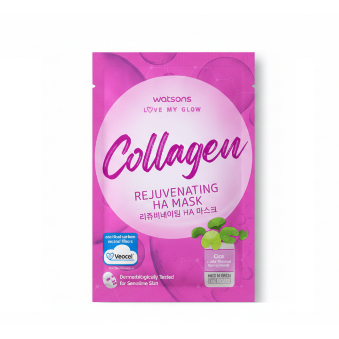 Watsons Love My Glow Collagen Rejuvenating HA Mask 21ml