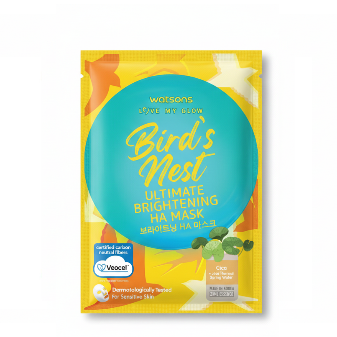 WATSONS Love My Glow Bird's Nest Ultimate Brightening HA Mask 21ml