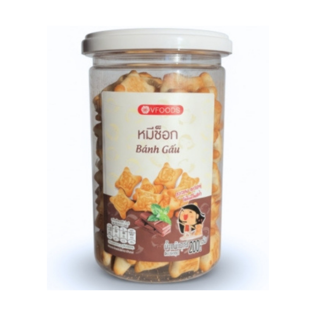 Bear Biscuits with Chocolate Cream (200g)