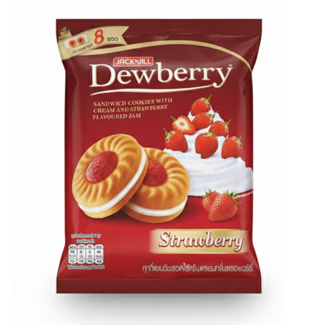 DEWBERRY Strawberry Cookies 18g*8 pack（ストロベリークッキー）