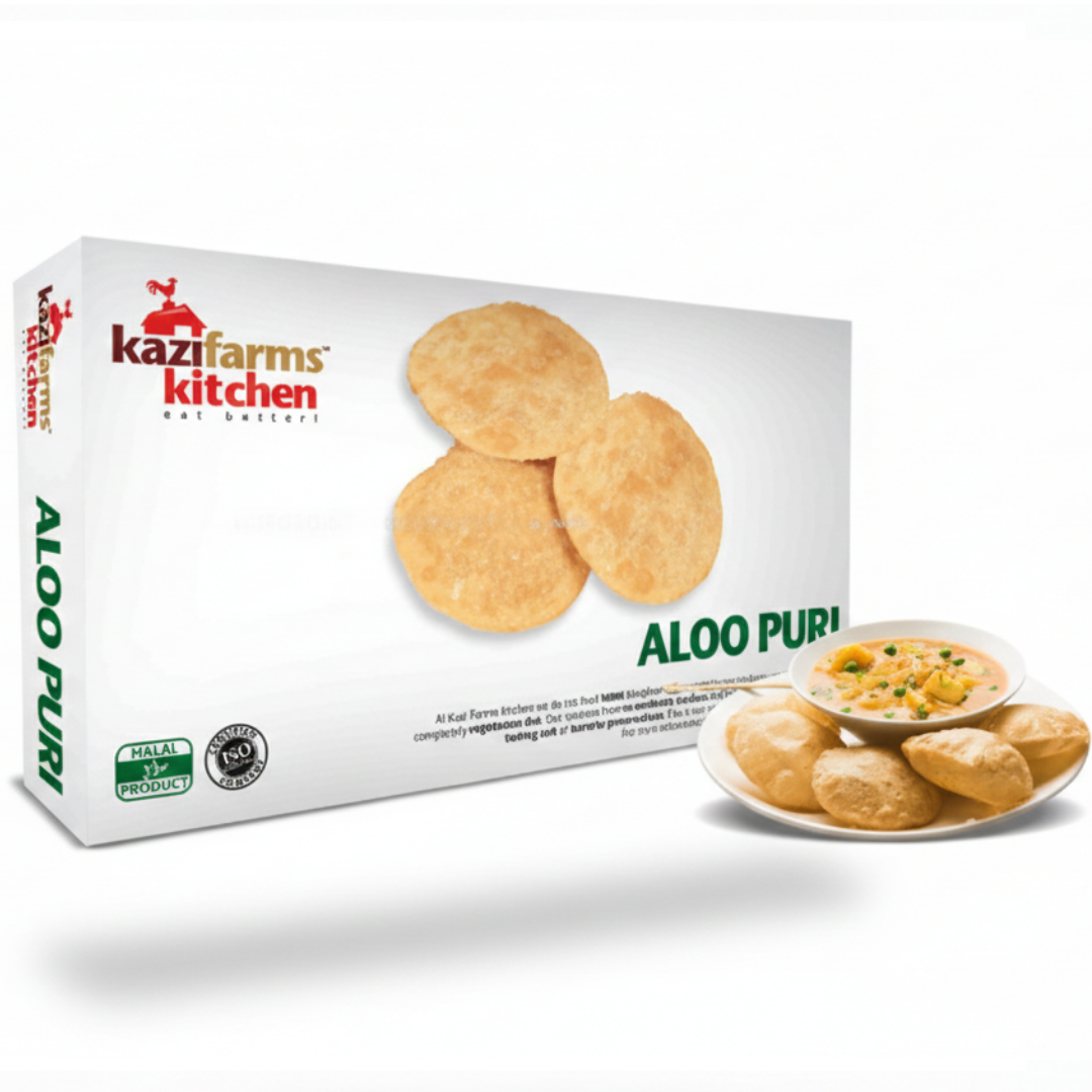 အာလူးပူရီ Kazi Farms Aloo Puri 450g/15.86 oz