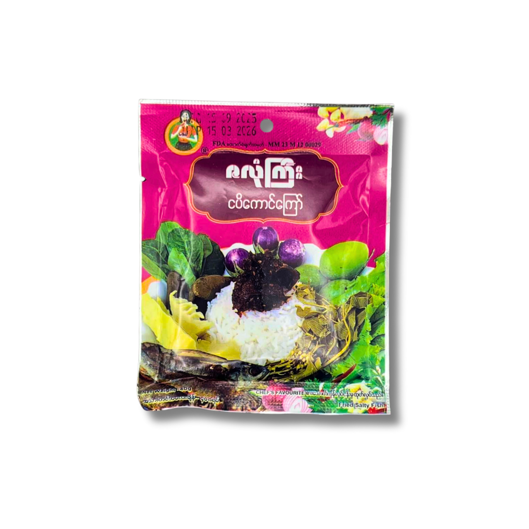 ZLK ဇလုံကြီး ငပိကောင်ကြော် (40g)