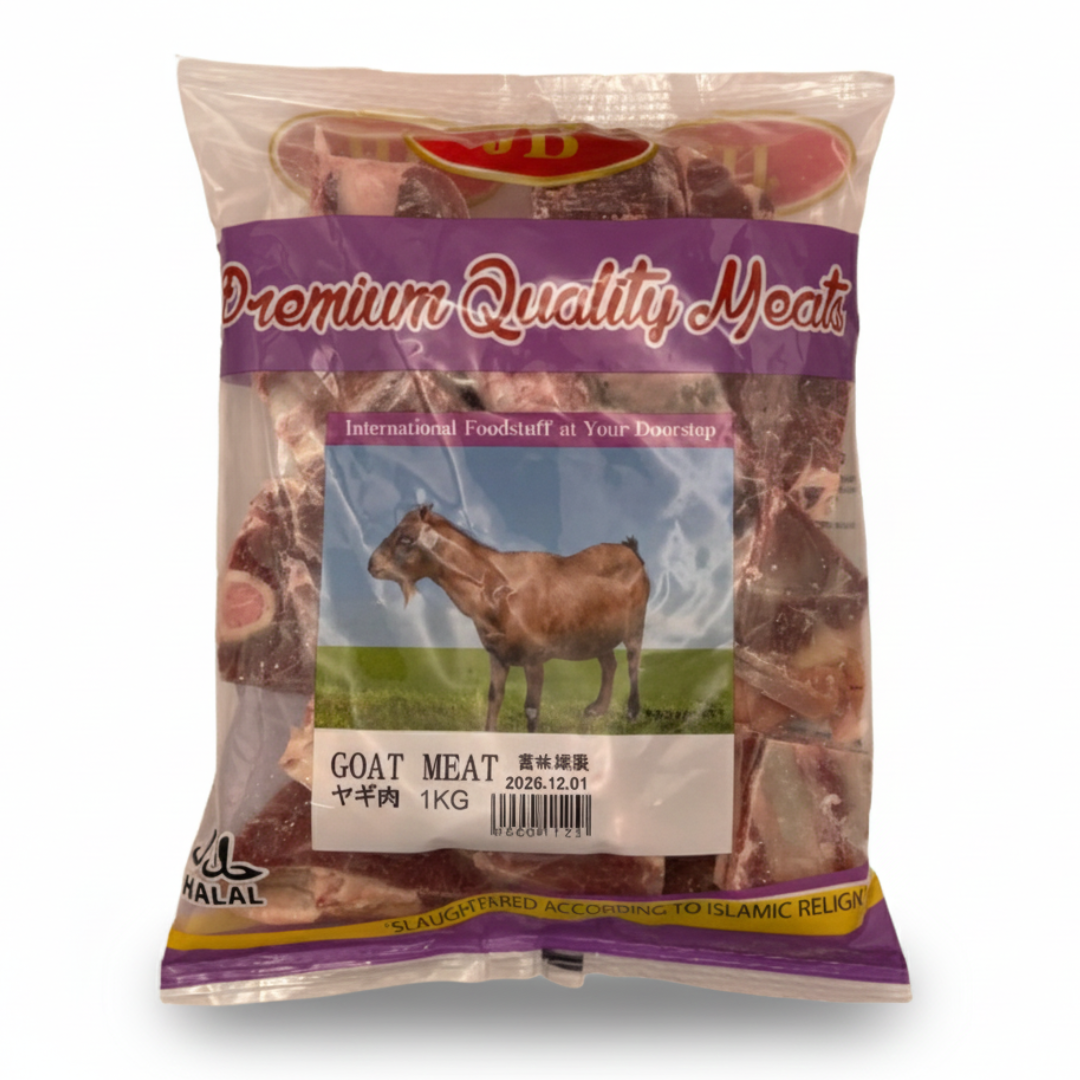 Goat meat with bone 1kg （ヤギ肉）