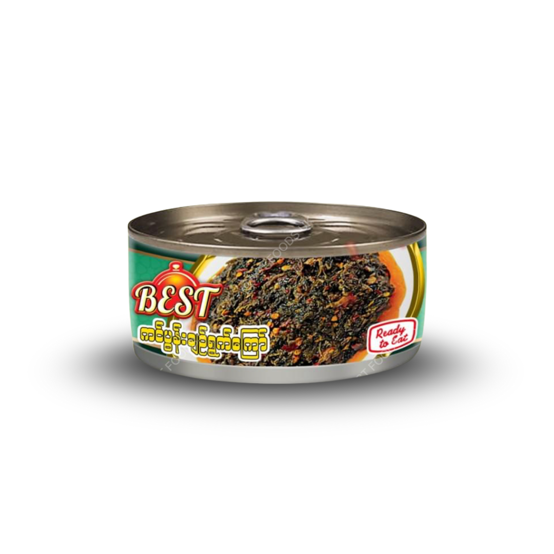 BEST Fried Acacia Leaf _ ကင်ပွန်းချဉ်ရွက်ကြော် (155g)